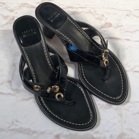 Stuart Weitzman sandals. Size 7.5. Black - Picture 2 of 8